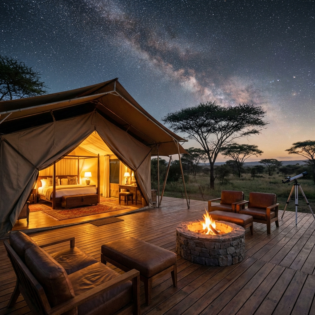 Under The Stars: Outdoor Camping - A sun-drenched organic farm in Nagpur where visitors experience the heart of sustainable agriculture and the farm-to-table movement.